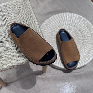 Tongs d'été pour hommes à bout carré, respirantes, antidérapantes, avec semelle en caoutchouc, pour le bureau, les loisirs et la plage, style jeune - Product Image 3