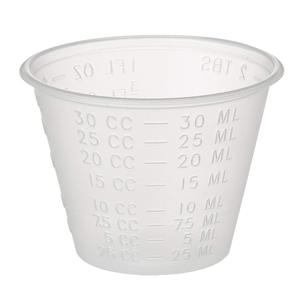 Gobelet doseur gradué en plastique 1oz 30ml transparent pour enfants - Product Image 2
