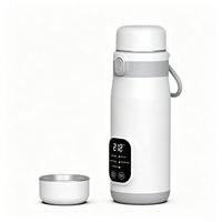 Bouteille d'eau électrique portable à contrôle de température intelligent, tasse chauffante isolante pour les voyages
