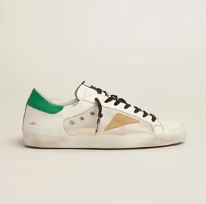 รองเท้าผ้าใบแฟชั่นยูนิเซ็กส์คุณภาพสูง รุ่น Gold Goose Flat Sneakers ขายส่ง รองเท้าลำลอง Superstar ดีไซน์ย้อนยุค รองเท้าสเก็ตบอร์ด - Product Image 5