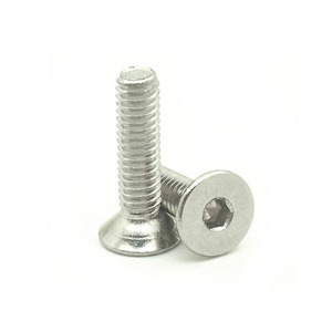 NOMOSION Flat Head <b>Socket</b> <b>Screws</b> M4 304 Stainless Steel Metric Standard Thread Plain Finish - Product Image 4