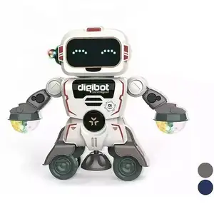QS çocuk oyuncakları robotlar B/O ışık ve müzik ile döner robot akıllı oyuncak çocuklar için