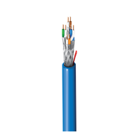 Kabel Ethernet Cat7 berpelindung ganda S/FTP 23AWG LSZH kabel LAN jaringan CAT 7 kabel komunikasi kategori produk