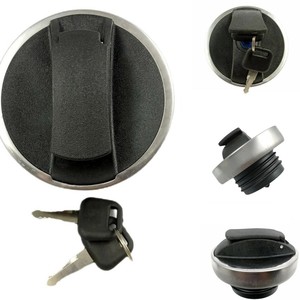 Tapa de Combustible con Cerradura para Scania 1481301 1402004 2993923, Cubierta de Tanque de Plástico Negro 70mm x 60mm x 30mm - Product Image 2