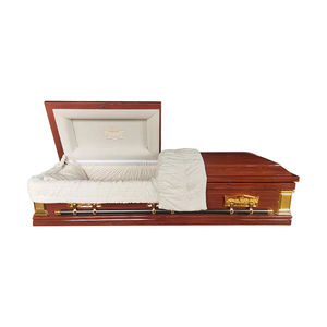 Легкий гроб из МДФ для кремации, американский/европейский стиль, белая отделка, OEM/ODM, настраиваемый, для младенцев и ритуальных услуг - Product Image 4