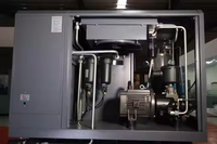Compresseur d'air à vis intégré haute pression 20HP 16bar 4-en-1 VSD Dryer Réservoir Peinture 380V Moteur 16bar Compresseur haute pression