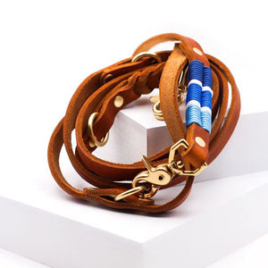 Collar de perro táctico ajustable bohemio 2025, correa de cuero trenzado genuino con nailon PU y plástico, diferentes tamaños disponibles - Product Image 3