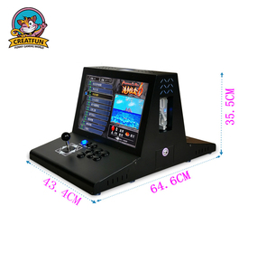 Arcade Nhỏ Hộp Trò Chơi Giao Diện Điều Khiển Đồng Tiền Hoạt Động 2 Người Chơi 17 Inch Video Game Máy Đối Với Bán - Product Image 3