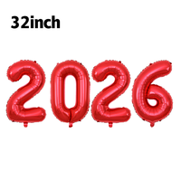 Ballons personnalisés en Mylar doré de 32 pouces, personnalisables, logo, ballon à l'hélium, nouvel an, anniversaire, fête de naissance, accessoire de fête