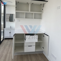 Nouveau Design Apple Cabine 20 pieds 30 pieds 40 pieds Modulaire Préfabriqué Petites Maisons Conteneur Bureau Pod Portable Apple Maison Mobile