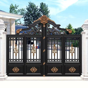 Porte coulissante automatique double en acier inoxydable 304 pour cour de villa moderne, étanche, garantie 5 ans, installation facile JYZ - Product Image 3
