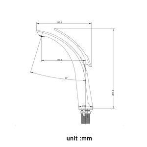 Rubinetto per <span class=keywords><strong>lavabo</strong></span> <span class=keywords><strong>a</strong></span> leva singola in ottone <span class=keywords><strong>a</strong></span> corpo alto, standard australiani, per bagno - Product Image 6