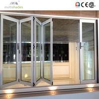 Fenêtre pliante multi-panneaux premium configurables avec options de verre insonorisé de haute qualité