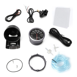 CNSPEED Medidor de presión turbo de 2.5 pulgadas, 0-3 bar, para mejora de automóviles, con indicador de pico y luz LED - Product Image 5