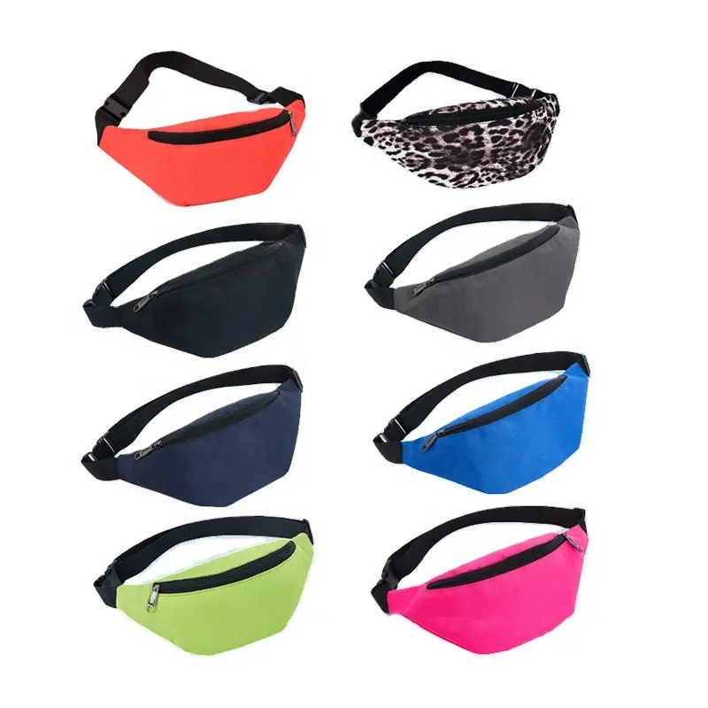 Wholesale Fanny Pack Fashion Waterproof Waist Packs with Adjustable Belt Casual Bag Bum Bags for Travel Sports Running