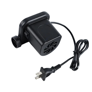 Pompe à air électrique à remplissage rapide avec 3 embouts, AC 110V-220V, gonfleur/dégonfleur portable pour articles gonflables - Product Image 2