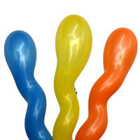 Ballon torsadé 1.8g de couleurs mélangées en gros Jouets pour enfants Ballons en latex en spirale Décoration de fête et de vacances