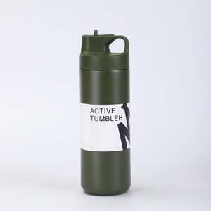 Bouteille d'eau sport en acier inoxydable 304 de 550 ml avec couvercle à bec verseur, gourde sport isotherme portable grande capacité - Product Image 4