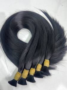 Precio de fábrica Cabello humano real a granel 100% Cabello virgen vietnamita color negro natural 24 pulgadas - Product Image 5