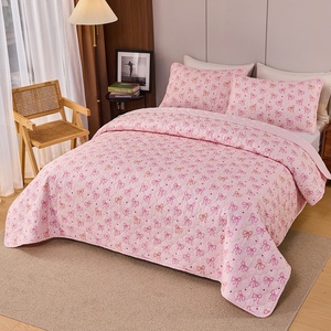 Fabricante <span class=keywords><strong>de</strong></span> Ropa <span class=keywords><strong>de</strong></span> Cama <span class=keywords><strong>de</strong></span> Marca Privada, Juego <span class=keywords><strong>de</strong></span> Edredón <span class=keywords><strong>de</strong></span> Microfibra Cepillada <span class=keywords><strong>de</strong></span> 80 g/m², Diseño Coquette, Impresión y Empaque Personalizados, Juego <span class=keywords><strong>de</strong></span> Edredón Acolchado - Product Image 4