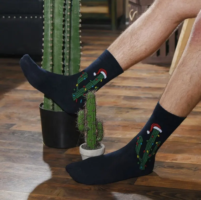 Quentin calcetines felices de algodón de alta calidad para hombres con logotipo al por mayor novedad divertidos calcetines de arte unisex skate moda cool Calcetines Locos