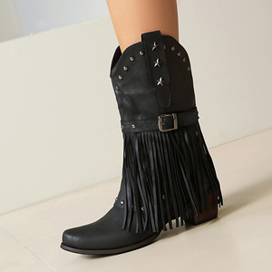 Bottes en cuir pour femmes, bottes de cow-boy personnalisées grises, bottes de cow-boy à talon haut, chaussures habillées pour femmes, chaussures de luxe à bout pointu, chaussures faites à la main - Product Image 5