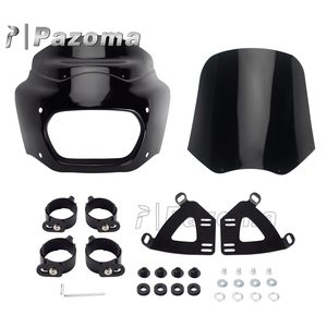 Kit de carrosserie de phare avant de pare-brise 15 pouces pour Harley Softail <span class=keywords><strong>Fat</strong></span> <span class=keywords><strong>Bob</strong></span> FXFB 2018 <span class=keywords><strong>2019</strong></span> - Product Image 4