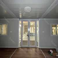 Installation Facile, Appartement Intégré de Luxe à 4 Chambres, Conteneurs d'Expédition Pliables, Tiny House, Conteneur Boîte avec Terrasse