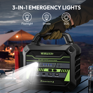 Yesper quái vật bắt đầu P4 di động xe nhảy khởi động 12V 6000A đỉnh hiện tại pin tăng cường nhảy gói - Product Image 4