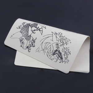 Printed Tattoo <b>Practice</b> Skin One Side Silicone Coloring <b>Pad</b> with Design for Beginner Tattoo Training - Product Image 3