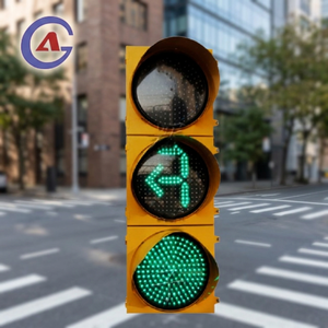 Feu de signalisation routière LED IP65 300 mm Rouge/Vert Solaire et Alimentation Secteur Certifié CE ROHS - Product Image 3