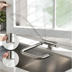 Ropinet De cocina Conejo, 2 Jets, Aux, Choix, Mitigeur, Evier, Repliable, Acier, inoxysible, devanet, Evier, Vova - Product Image 6