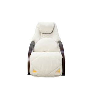Massage Chair Full Body Zero Gravity Railless Vibration Musical Function Off White - Product Image 2