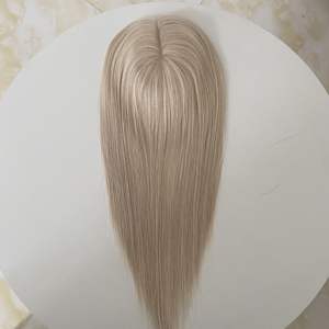 Extensiones de Cabello Humano Europeo al por Mayor, Clip en Extensiones de Cabello Rubio, Extensiones de Cabello Humano con Encaje Rubio 5x6, Base Mono Toupee para Mujer - Product Image 6