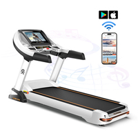 Tapis roulant électrique motorisé YPOO, nouveau design, grand écran, pour usage domestique, fitness, exercice, course à pied, avec application YPOOFIT