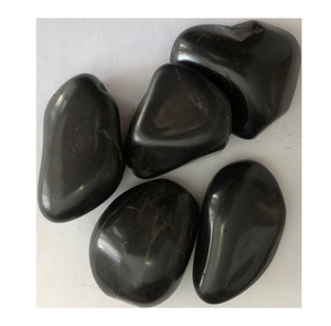 <span class=keywords><strong>Pierre</strong></span> de rivière noire naturelle galets de rivière polis à haute teneur décorations de <span class=keywords><strong>jardin</strong></span> en <span class=keywords><strong>pierre</strong></span> - Product Image 2