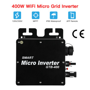 Microinversor Inteligente AISWEI GTB-400 400W WiFi IP65, Inversor Solar Conectado a la Red, Resistente al Agua, 120V/230V MPPT - Product Image 1