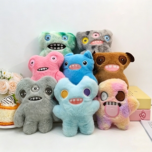 Muñeco Monstruo Divertido y Feo, Juguetes de Peluche Suaves, Peluches Tie Dye, Abalorios para Bolsos, Decoraciones de Halloween, Personalización Directa de Fábrica - Product Image 4
