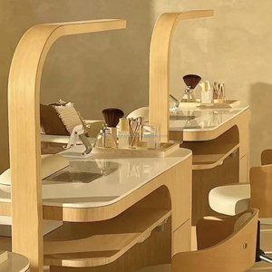<span class=keywords><strong>Table</strong></span> de <span class=keywords><strong>manucure</strong></span> élégante chic bon marché tiroir grande capacité usine directe bois beauté ongles bureau - Product Image 1
