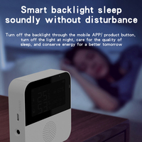 Tuya – télécommande Wifi intérieure avec écran d'affichage Lcd, thermomètre, détecteur d'humidité, alarme