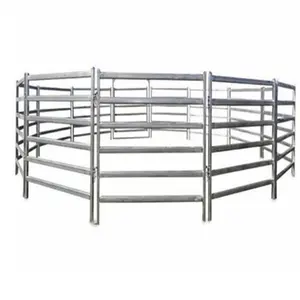 热卖牲畜场围栏面板便宜的1.8X2.4米牛场围栏面板