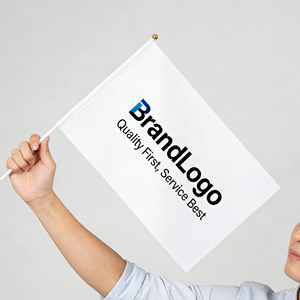 Custom Hand <strong>Flags</strong> Sports Events Cheering Prop Hand <strong>Flag</strong> Stick Hand Waving <strong>Flag</strong> - Product Image 1