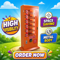 Distributeur automatique compact sur pied pour snacks, cigarettes et mouchoirs – Distributeur automatique en libre-service pour usage commercial