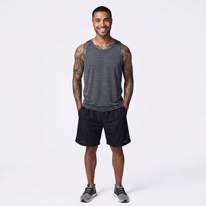 Débardeur de sport pour homme personnalisé, couleur unie, coupe régulière, respirant, tricoté, décontracté, unisexe, confortable, haut d'entraînement - Product Image 1