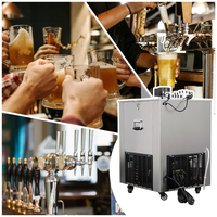 Machine à refroidir la bière électrique/à glace 6 serpentin en acier inoxydable, 120L/H, qualité alimentaire 3-5, idéale pour bars/pubs - Meilleure vente