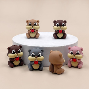 Cuentas de Silicona 3D con Forma de Animales, Divertidas Cuentas de Silicona con Dibujos Animados para Dientes de Bebé, Venta al por Mayor - Product Image 2