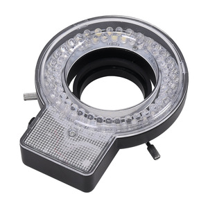 Microscope <span class=keywords><strong>LED</strong></span>-72T réglable a mené la lumière d'anneau 4 segments divisés lumière de Microscope stéréo de 72PCS <span class=keywords><strong>LED</strong></span> avec la certification de la CE RoHS - Product Image 2
