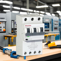1P + N/3p + N RCBO 10kA Rcd Type AC,A,AC-S,A-S disjoncteur résiduel 16A-63A Mini disjoncteur à courant résiduel