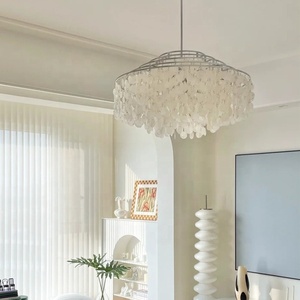 Lustre Moderne Créatif en Forme de Coquille <span class=keywords><strong>pour</strong></span> <span class=keywords><strong>Salle</strong></span> <span class=keywords><strong>à</strong></span> <span class=keywords><strong>Manger</strong></span> Chambre <span class=keywords><strong>à</strong></span> Coucher Style Français Luxe Éclairage <span class=keywords><strong>Salon</strong></span> - Product Image 4