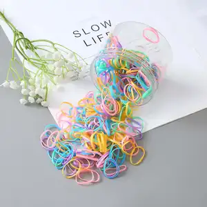 Großhandel einweg transparentes TPU nahtlose elastische Haarbänder Haarbinden Gummiband für Mädchen